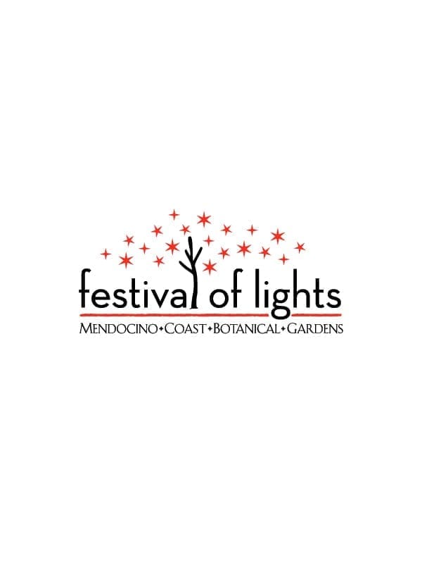 Mendocino Botanical Gardens | Festival of Lights Logo