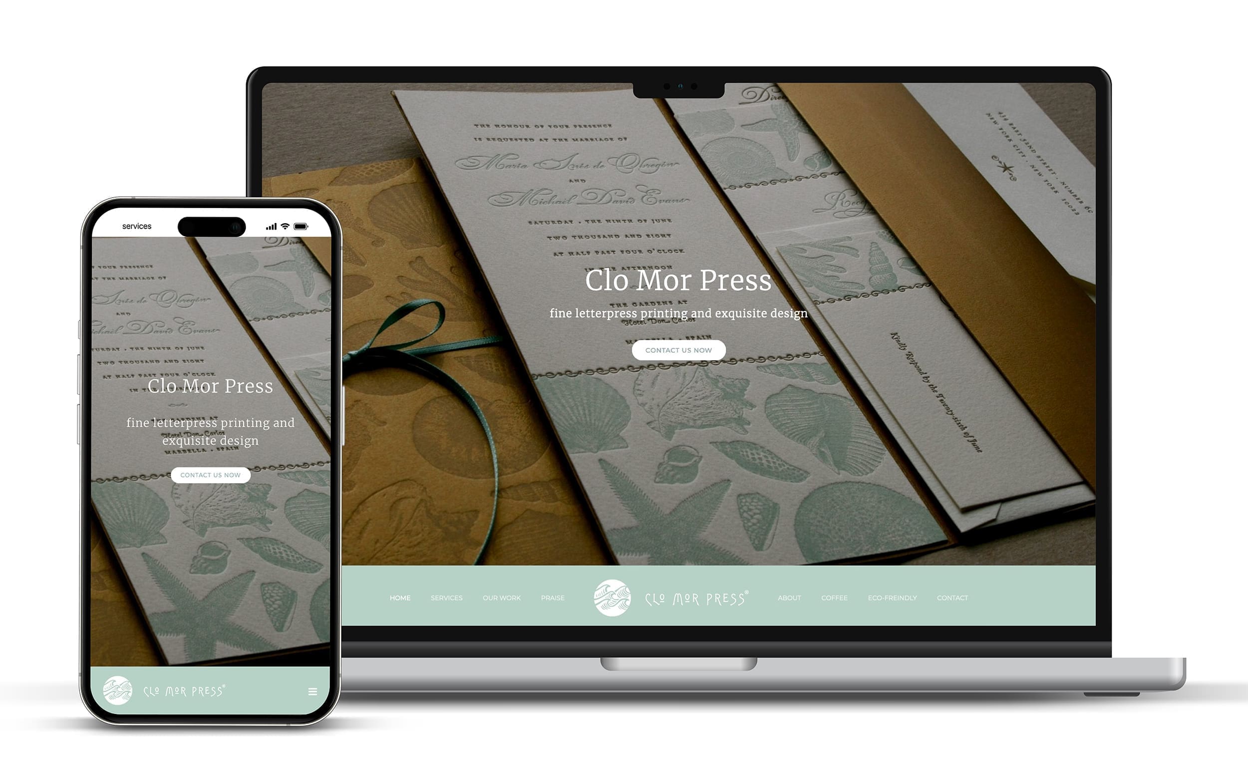 Clo Mor Press web site
