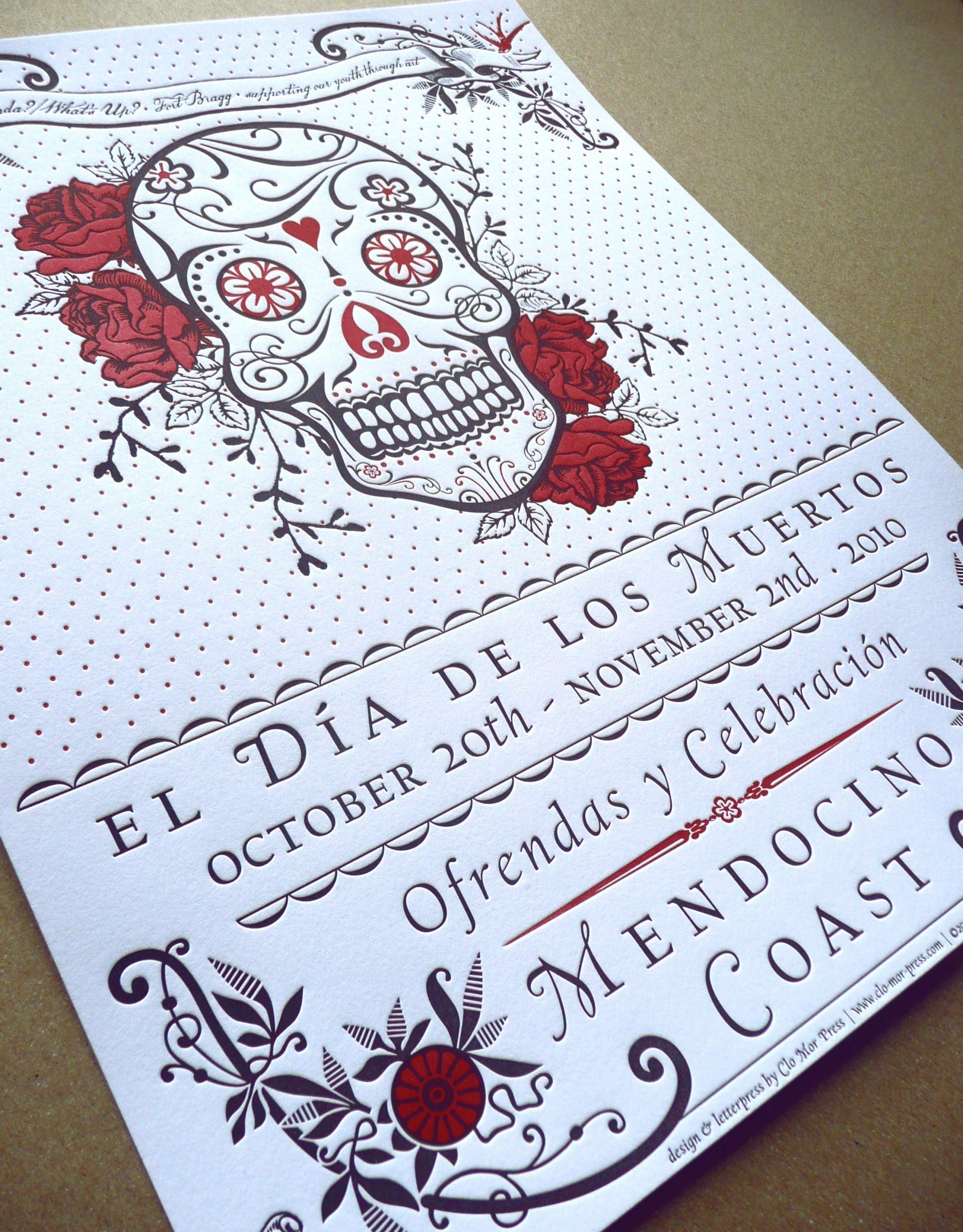 Day of the Dead Mendocino Coast Limited Edition Poster 2010