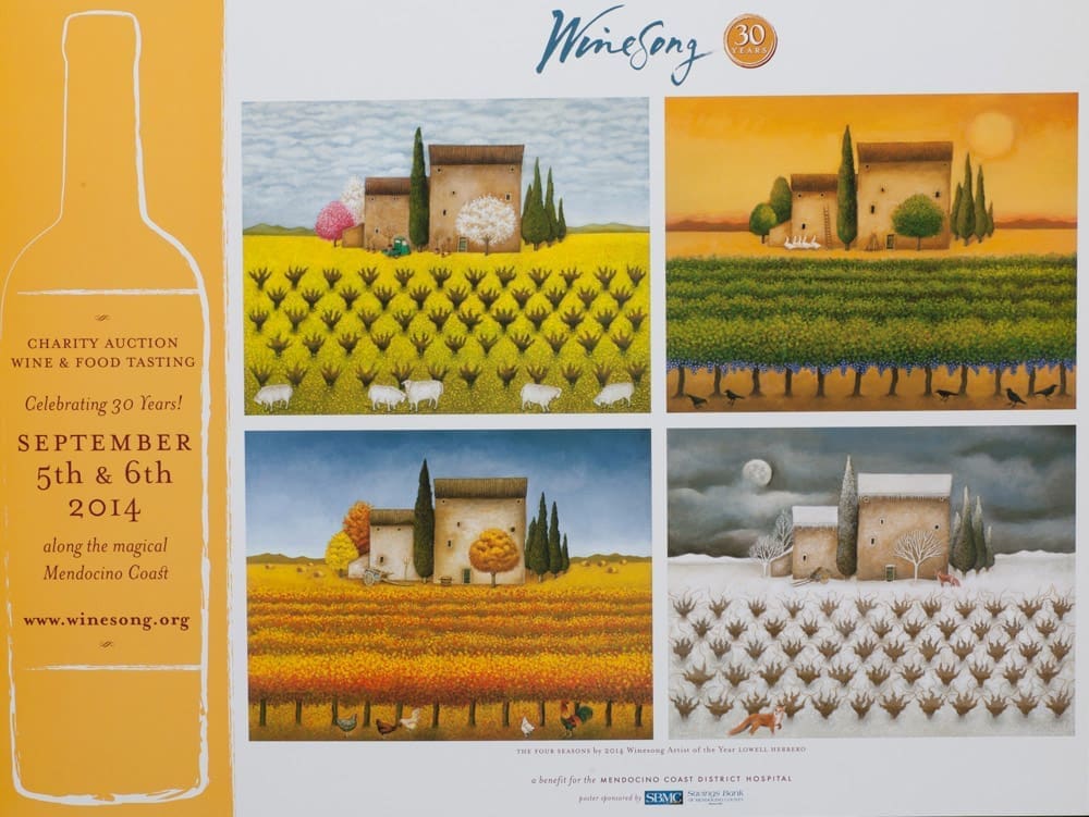 Winesong Artist Poster 2014