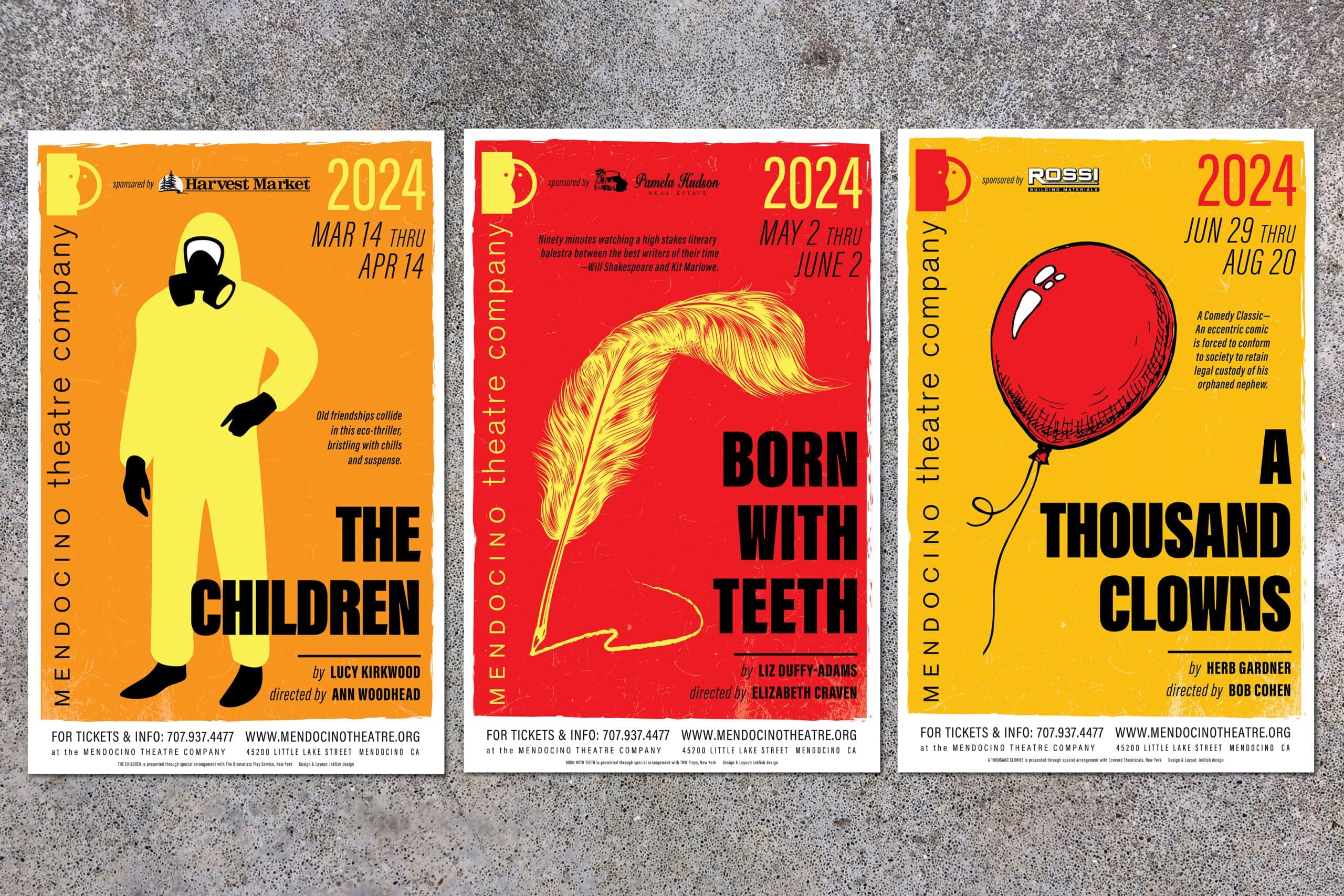 Mendocino Theatre Company 2024 Posters